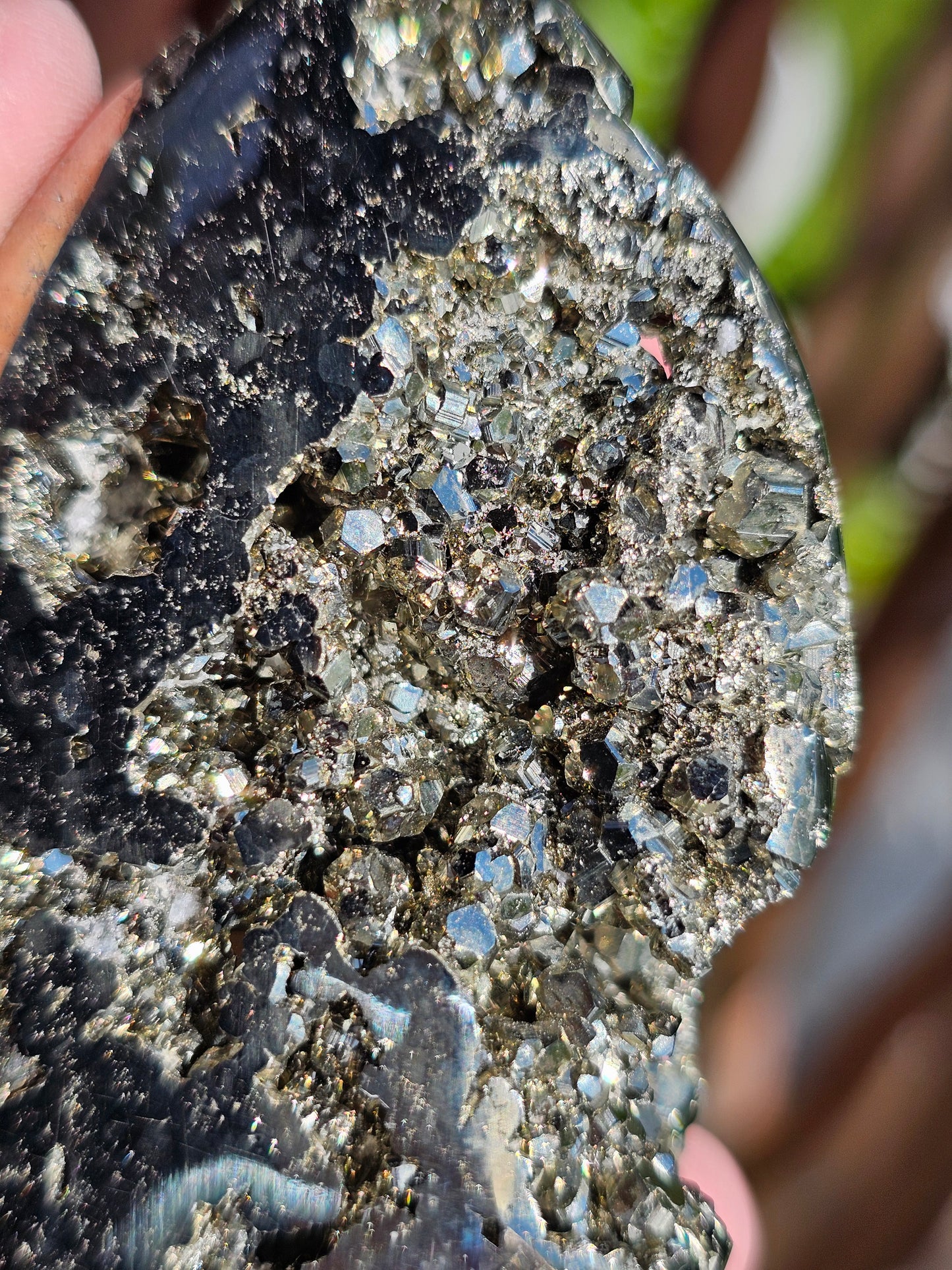 Forme libre de Pyrite du Pérou V