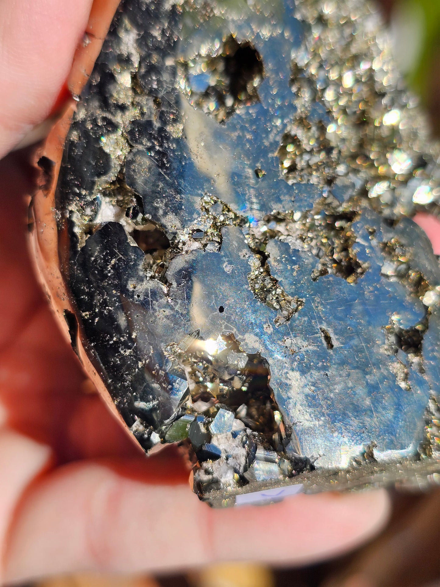 Forme libre de Pyrite du Pérou V