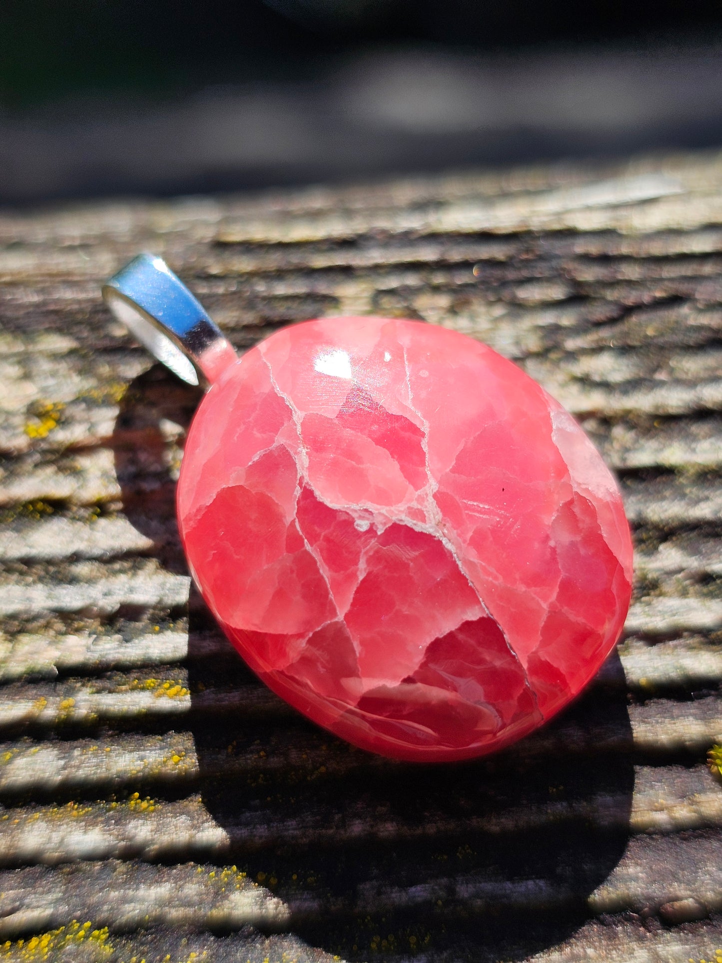 Pendentif Rhodochrosite R14