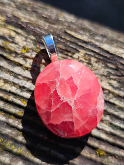 Pendentif Rhodochrosite R14