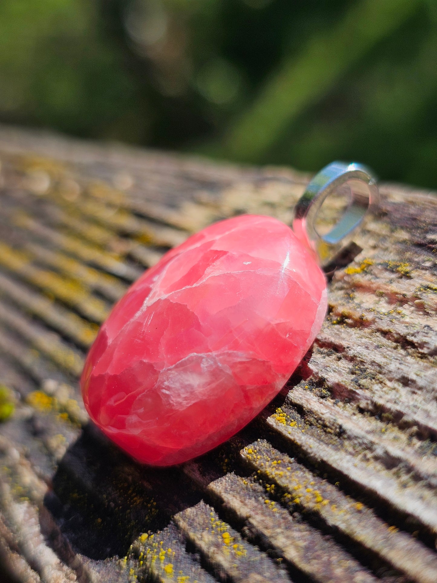 Pendentif Rhodochrosite R14