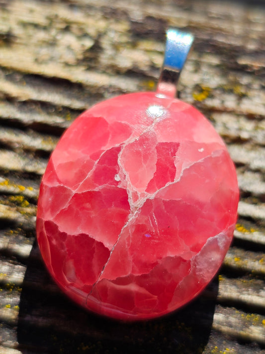 Pendentif Rhodochrosite R14