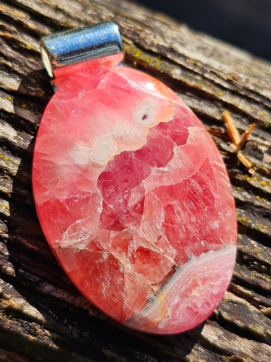 Pendentif Rhodochrosite R15