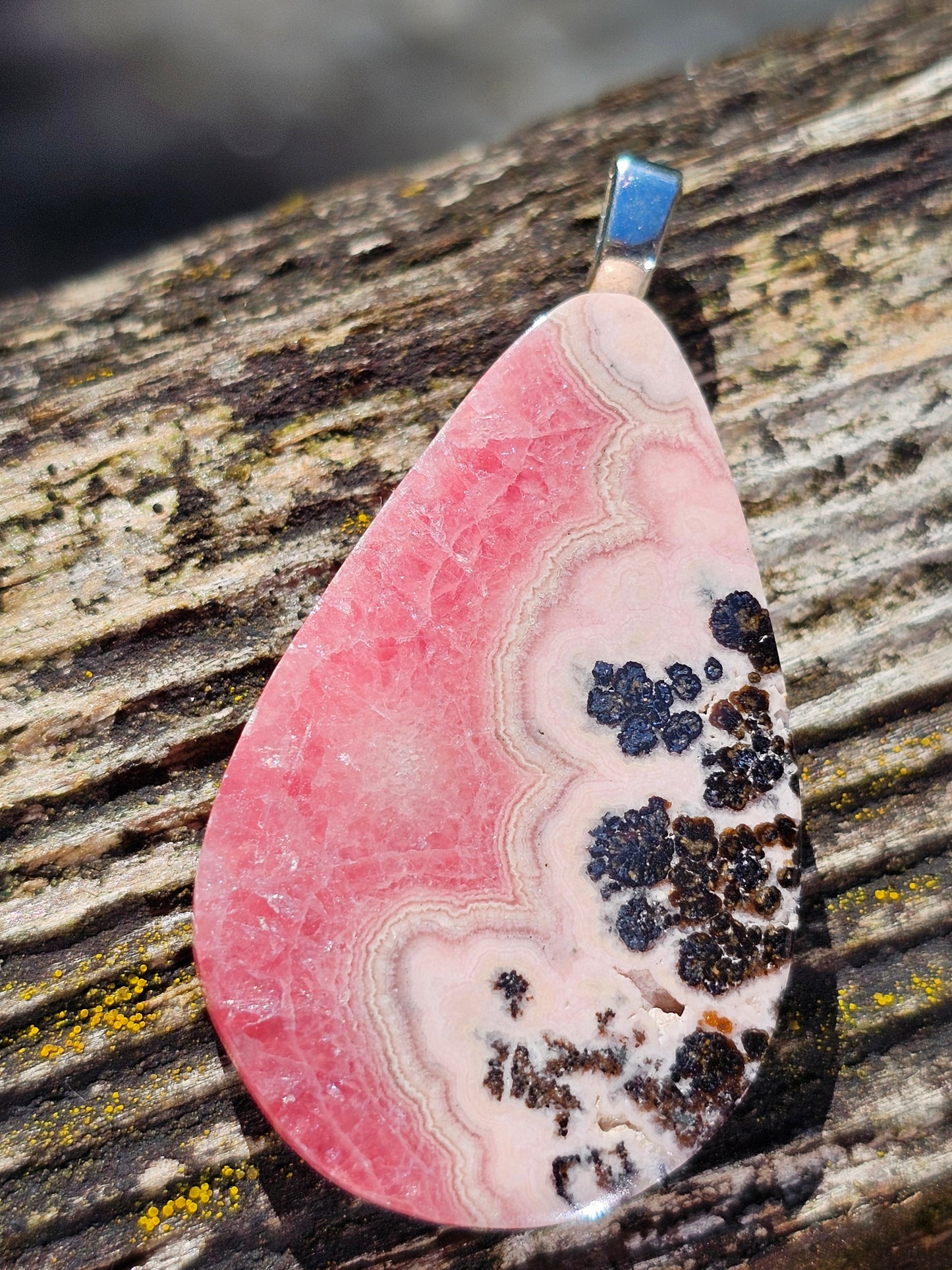 Pendentif Rhodochrosite R16