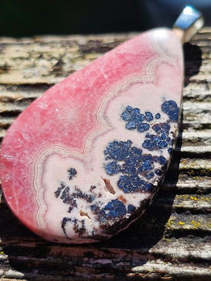 Pendentif Rhodochrosite R16