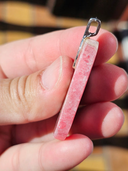 Pendentif Rhodochrosite R16