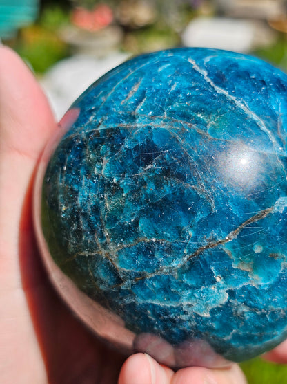 Grosse Sphère Apatite bleue