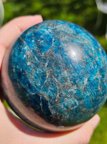 Grosse Sphère Apatite bleue