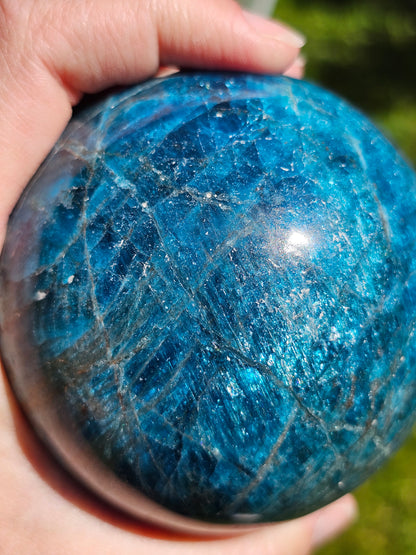 Grosse Sphère Apatite bleue