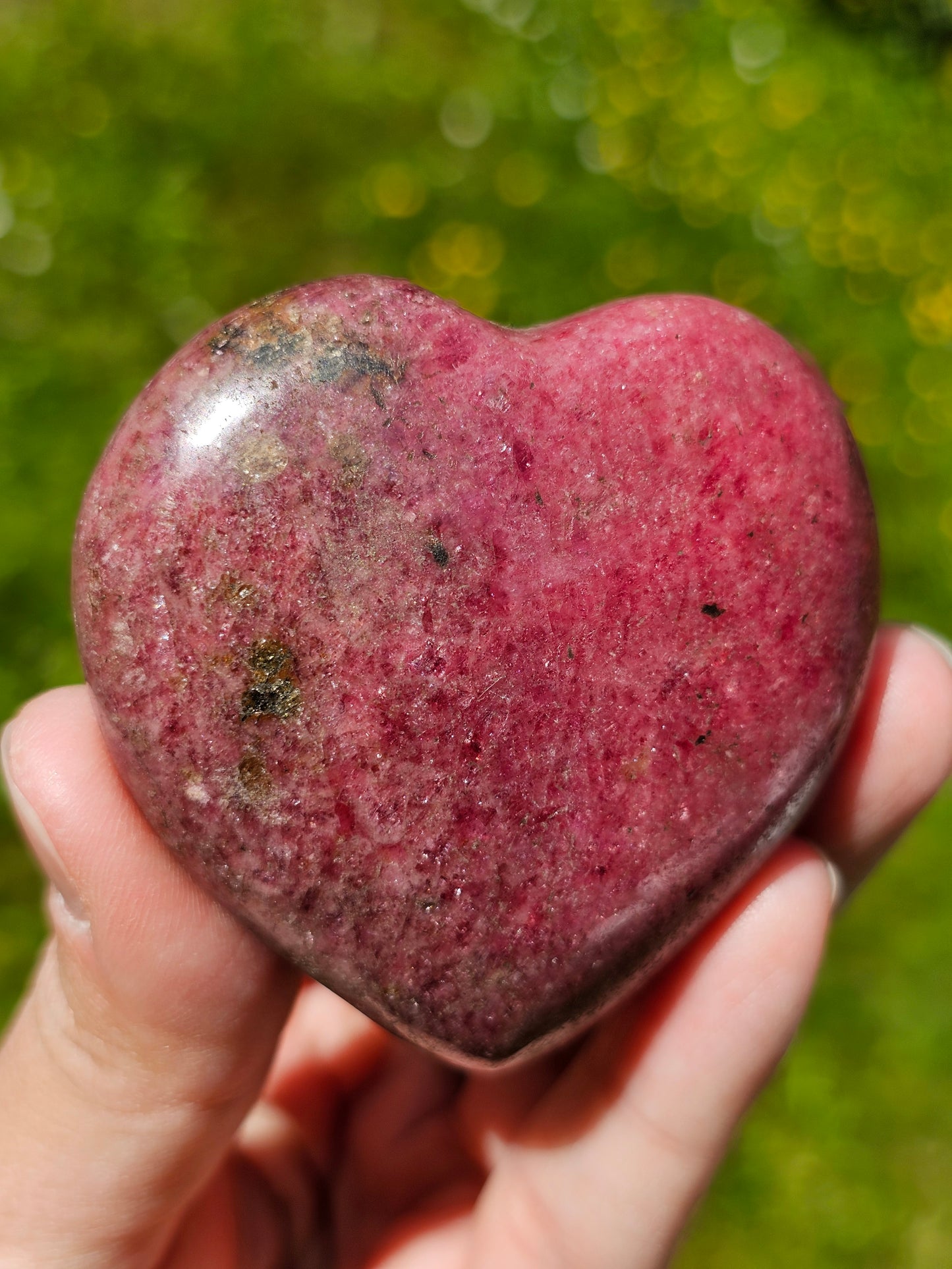 Cœur en Rhodonite C5