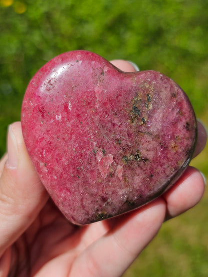 Cœur en Rhodonite C5