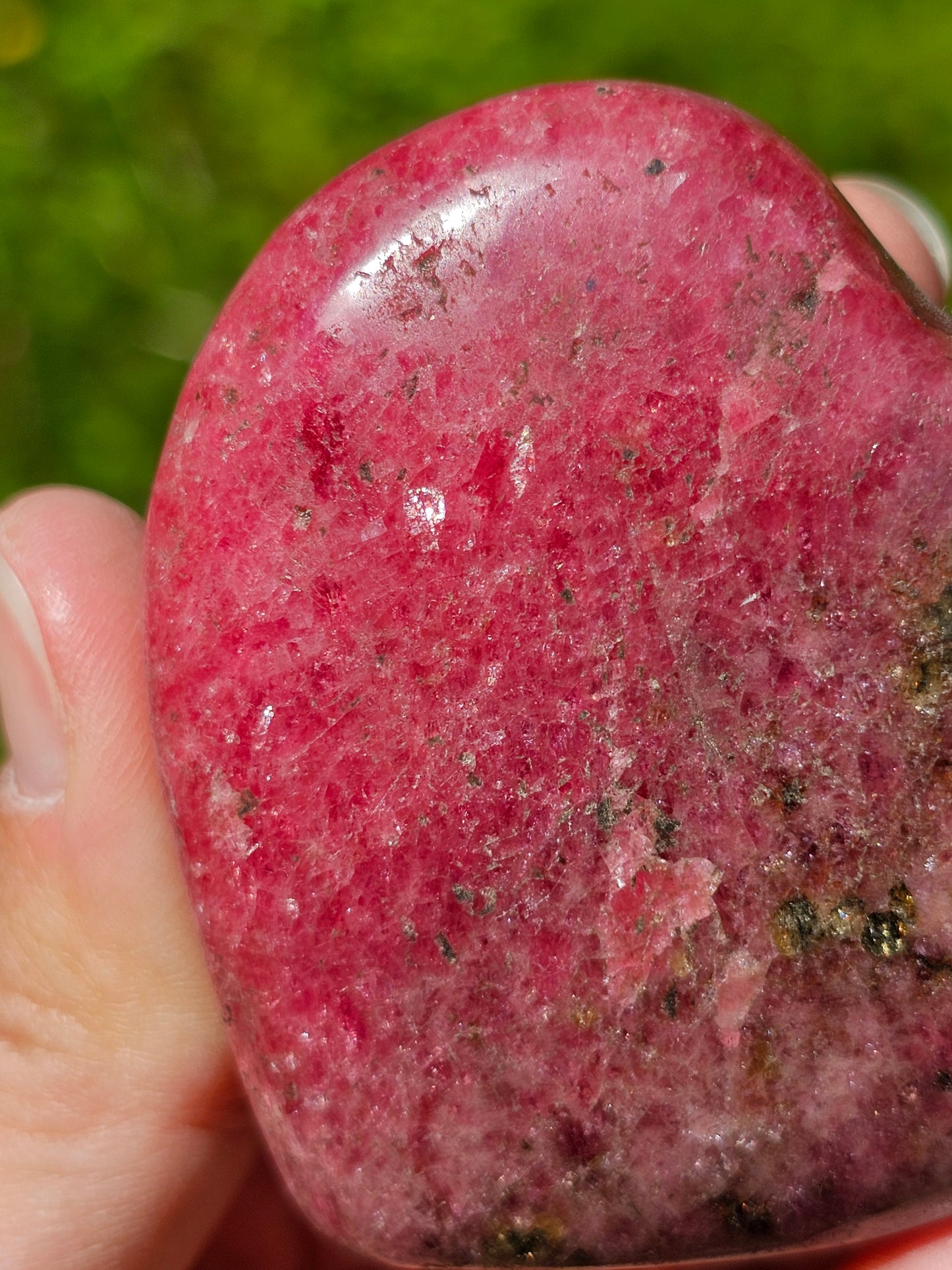 Cœur en Rhodonite C5