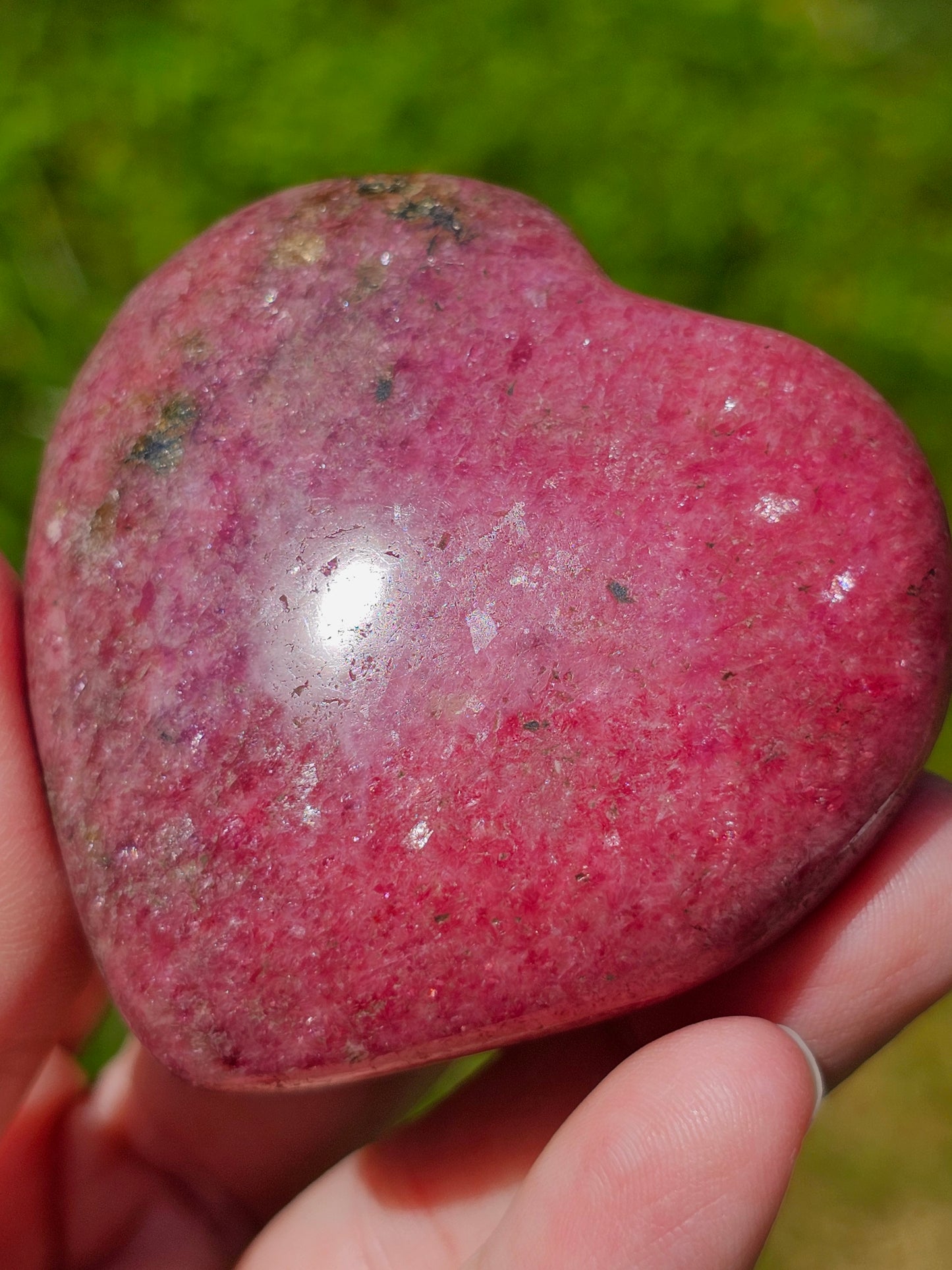 Cœur en Rhodonite C5