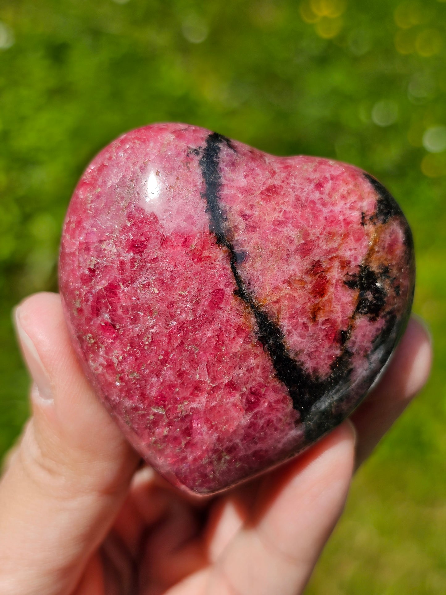 Cœur en Rhodonite C6