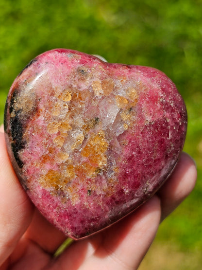 Cœur en Rhodonite C6