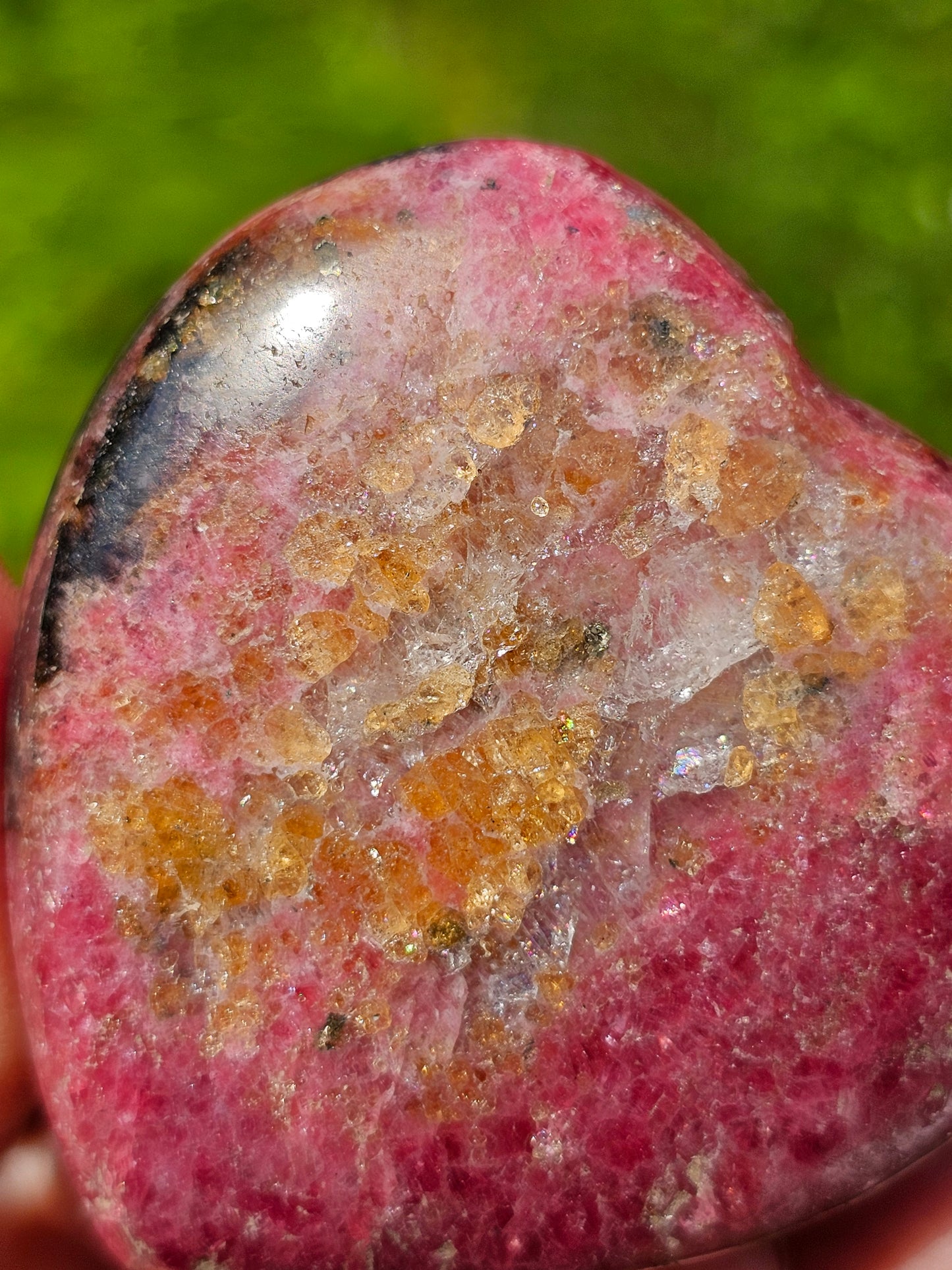 Cœur en Rhodonite C6