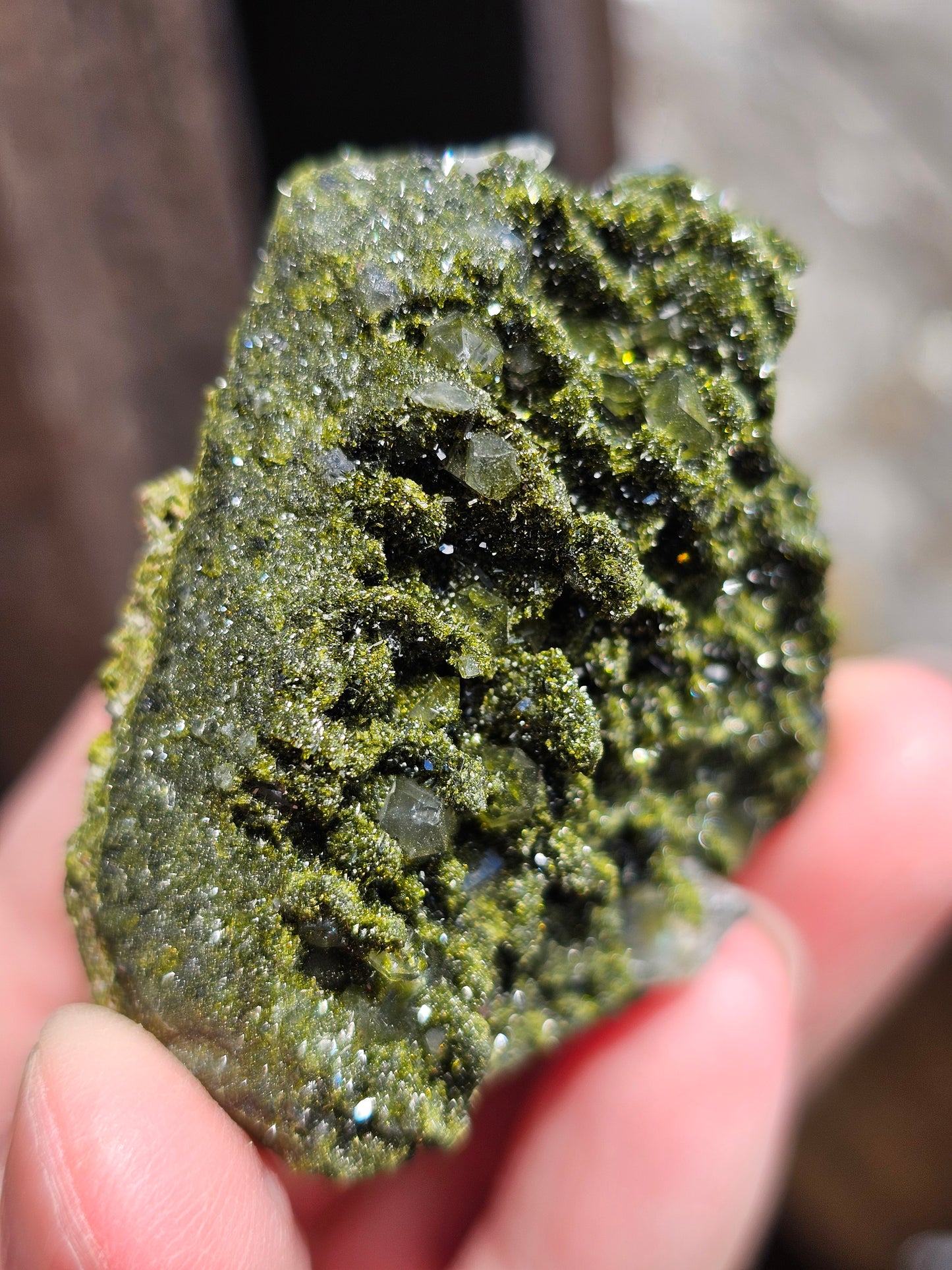 Epidote Forest et Quartz de Turquie E1