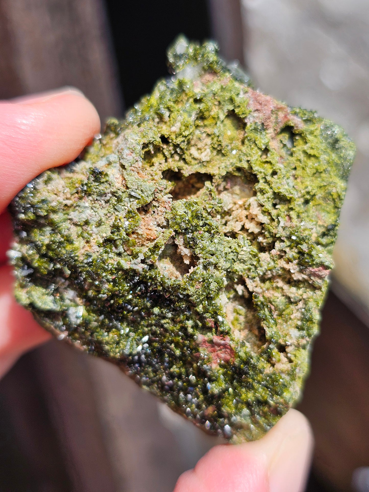 Epidote Forest et Quartz de Turquie E1