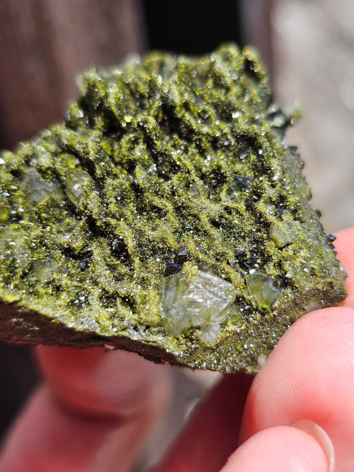 Epidote Forest et Quartz de Turquie E1