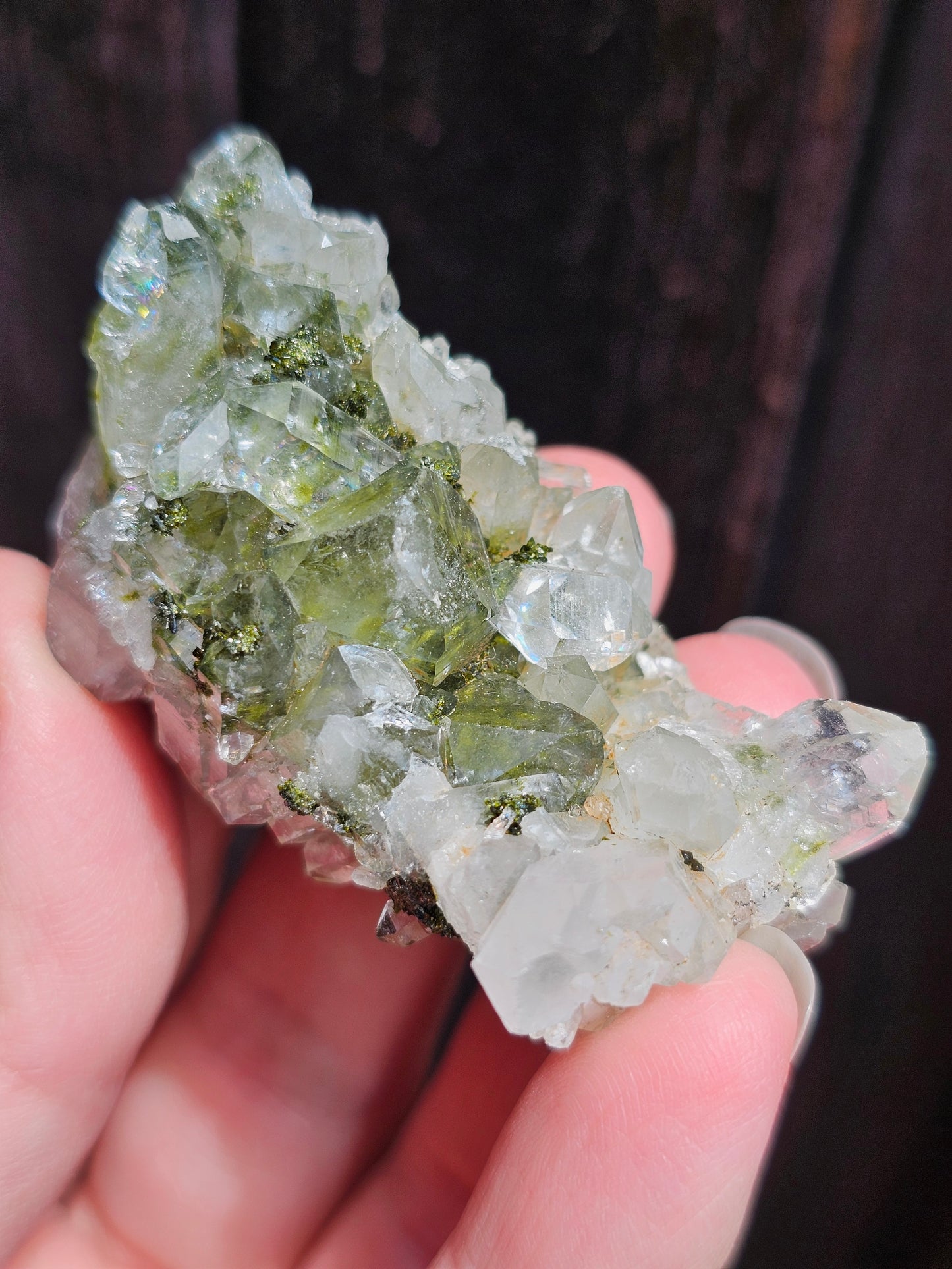 Epidote Forest et Quartz de Turquie E3