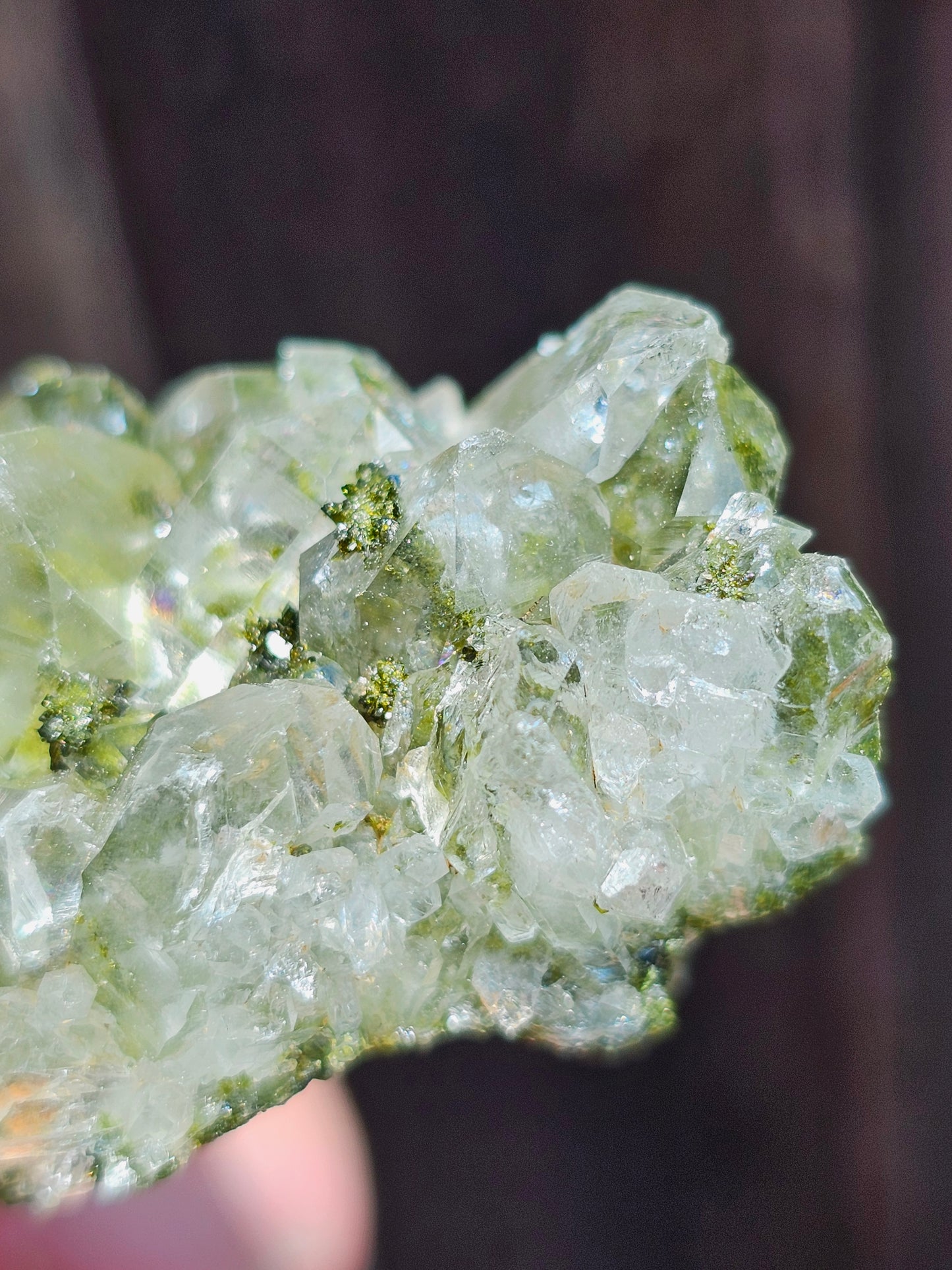 Epidote Forest et Quartz de Turquie E3