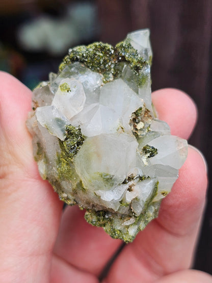 Epidote Forest et Quartz de Turquie E8