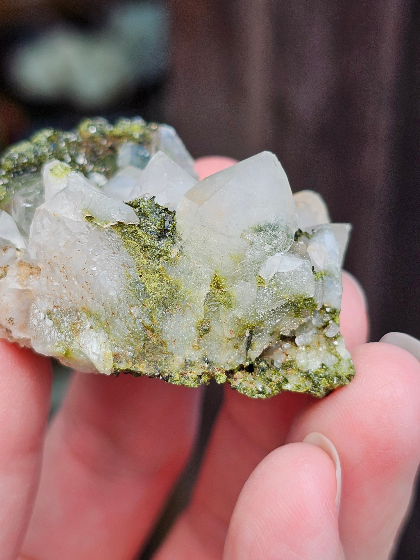 Epidote Forest et Quartz de Turquie E8