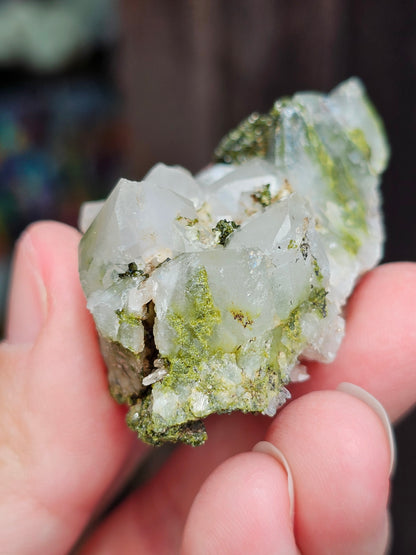 Epidote Forest et Quartz de Turquie E8