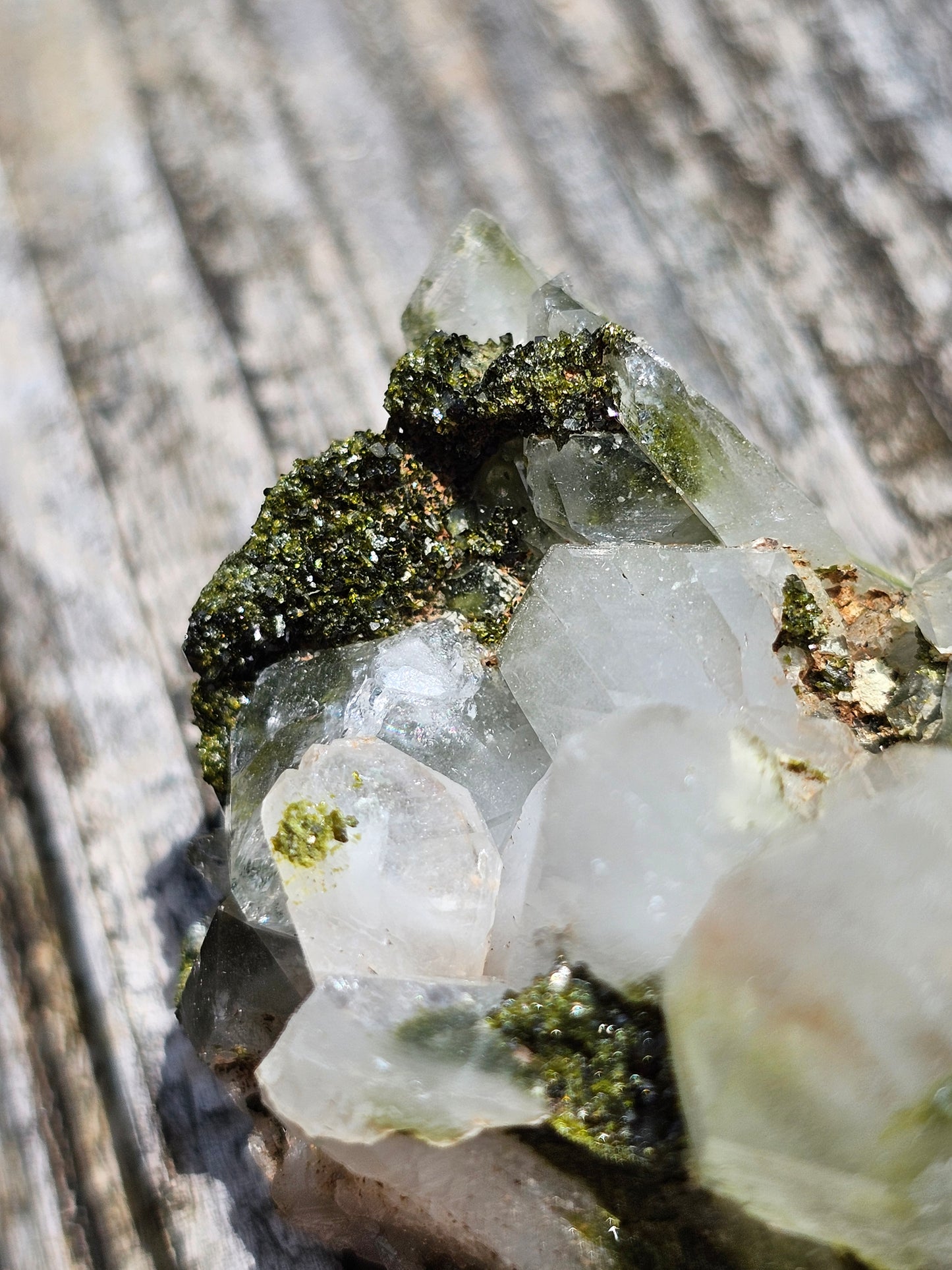 Epidote Forest et Quartz de Turquie E8