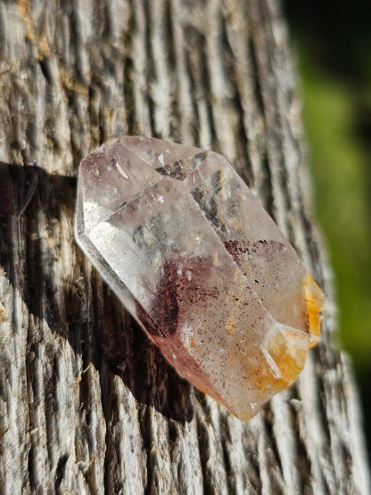 Quartz Sunset avec fantôme d'Hématite QS7