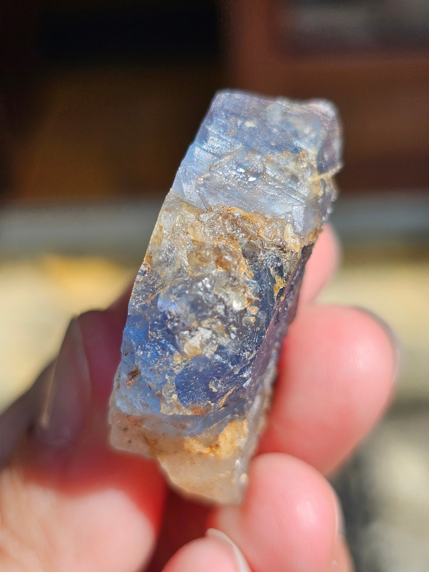 Fluorite bleue du Tarn (France) FL4