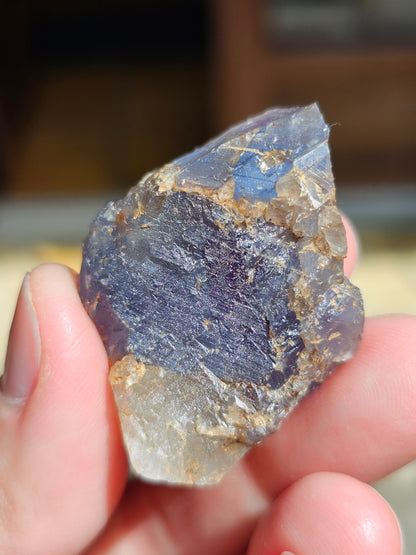 Fluorite bleue du Tarn (France) FL4