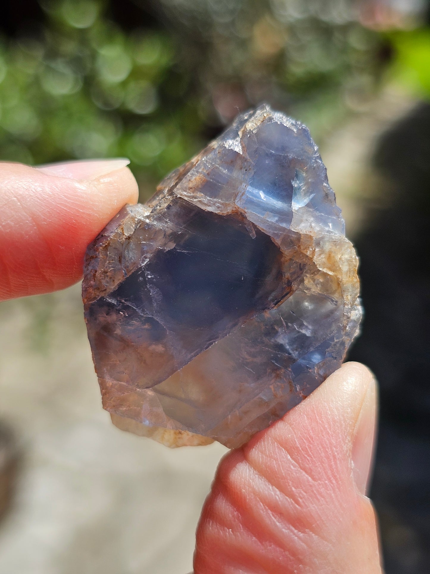 Fluorite bleue du Tarn (France) FL4