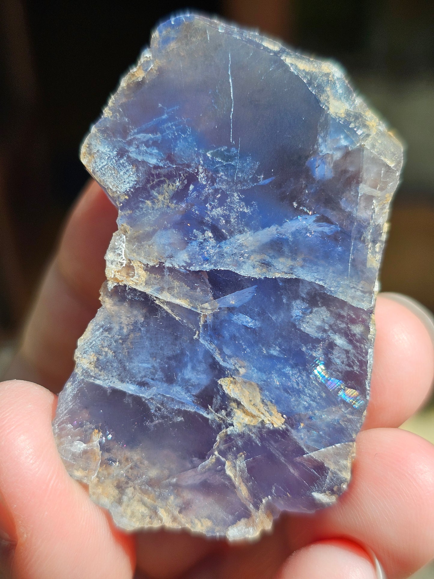 Fluorite bleue du Tarn (France) FL5