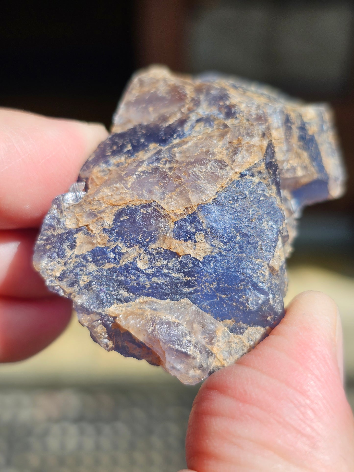 Fluorite bleue du Tarn (France) FL5