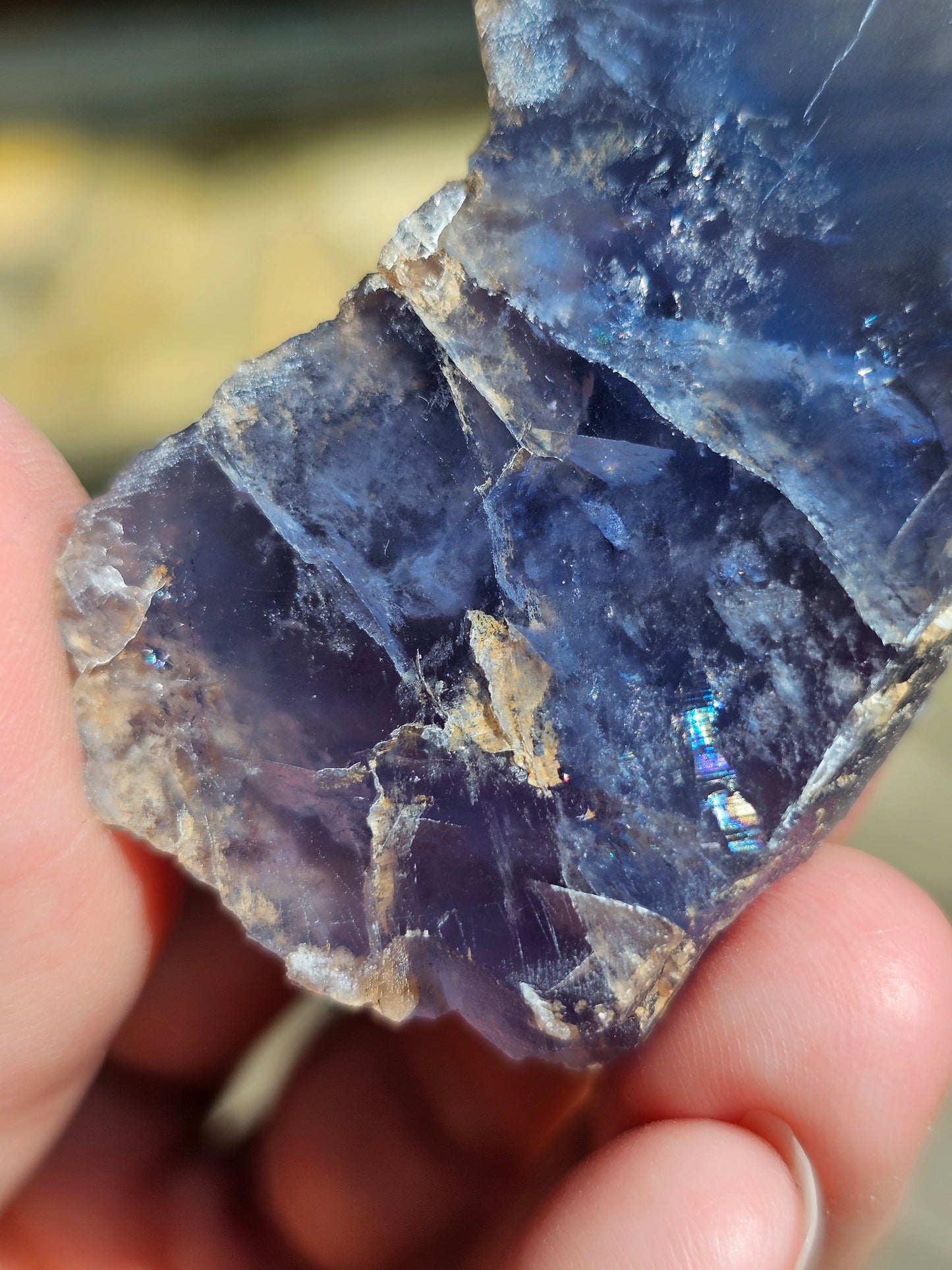 Fluorite bleue du Tarn (France) FL5