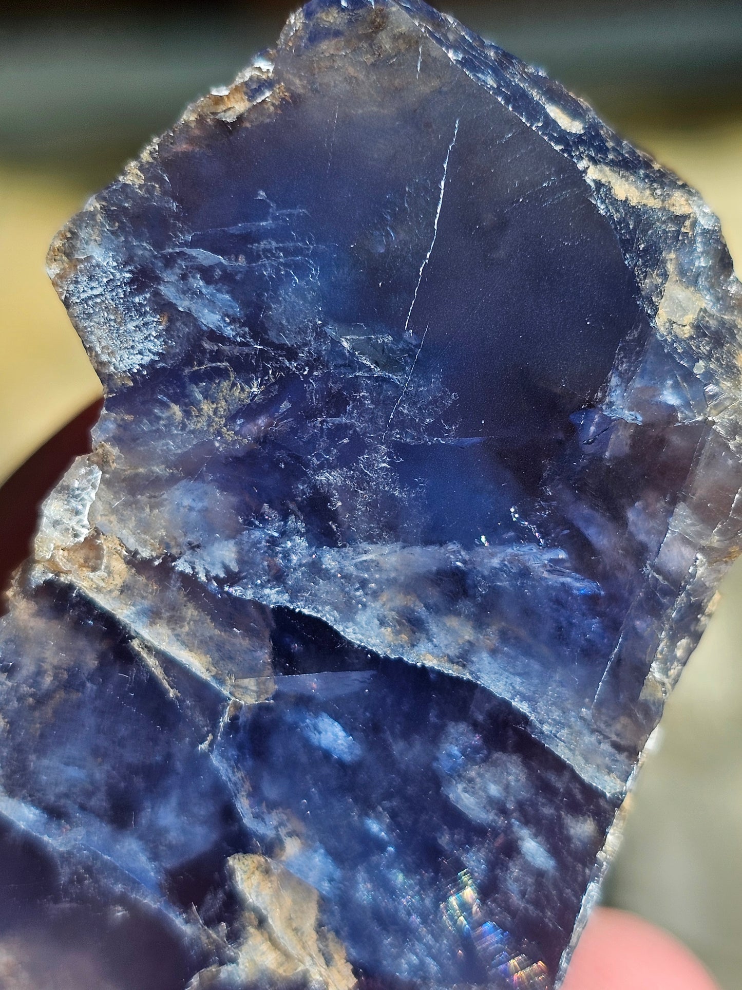 Fluorite bleue du Tarn (France) FL5