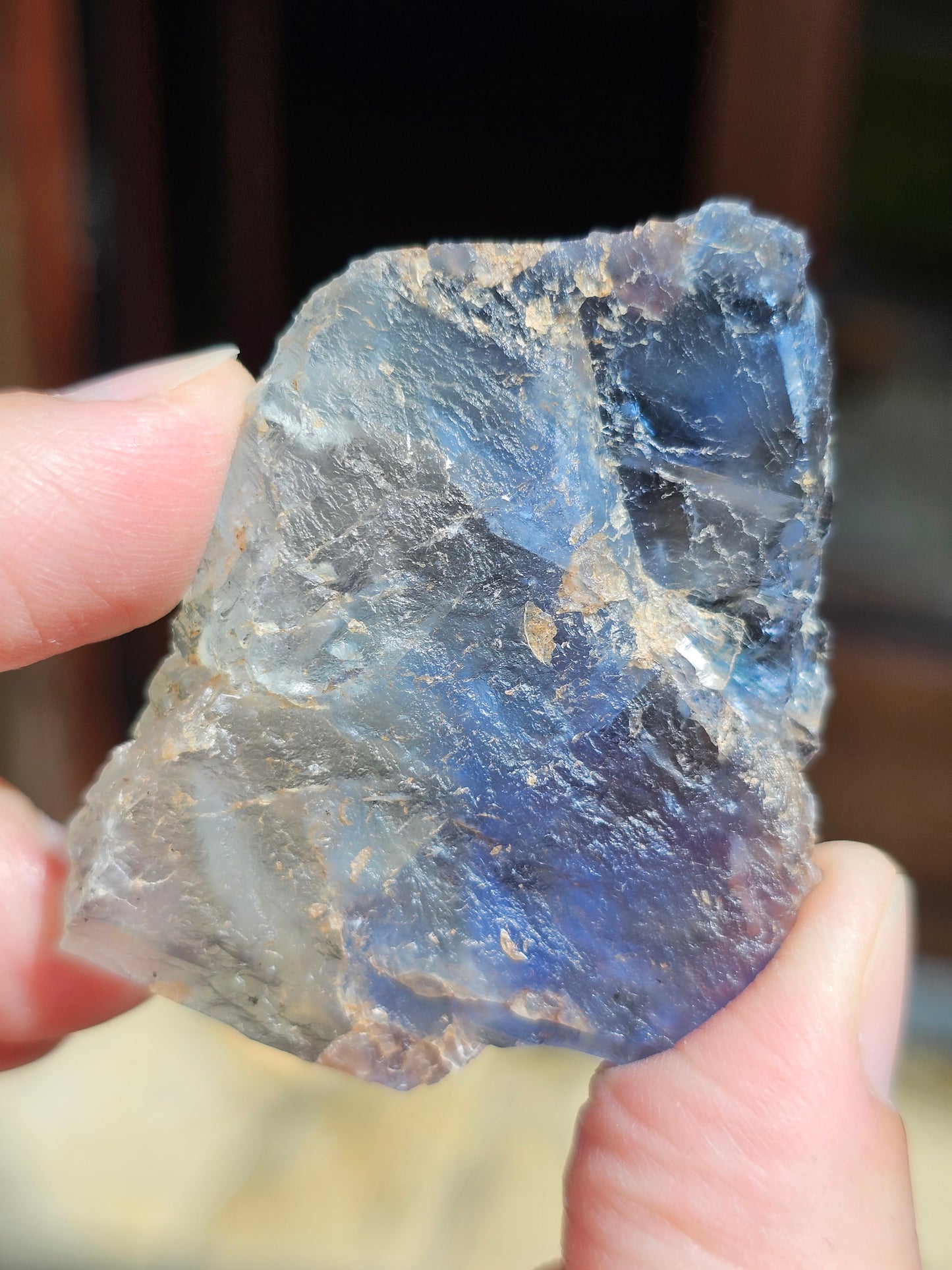 Fluorite bleue du Tarn (France) FL9