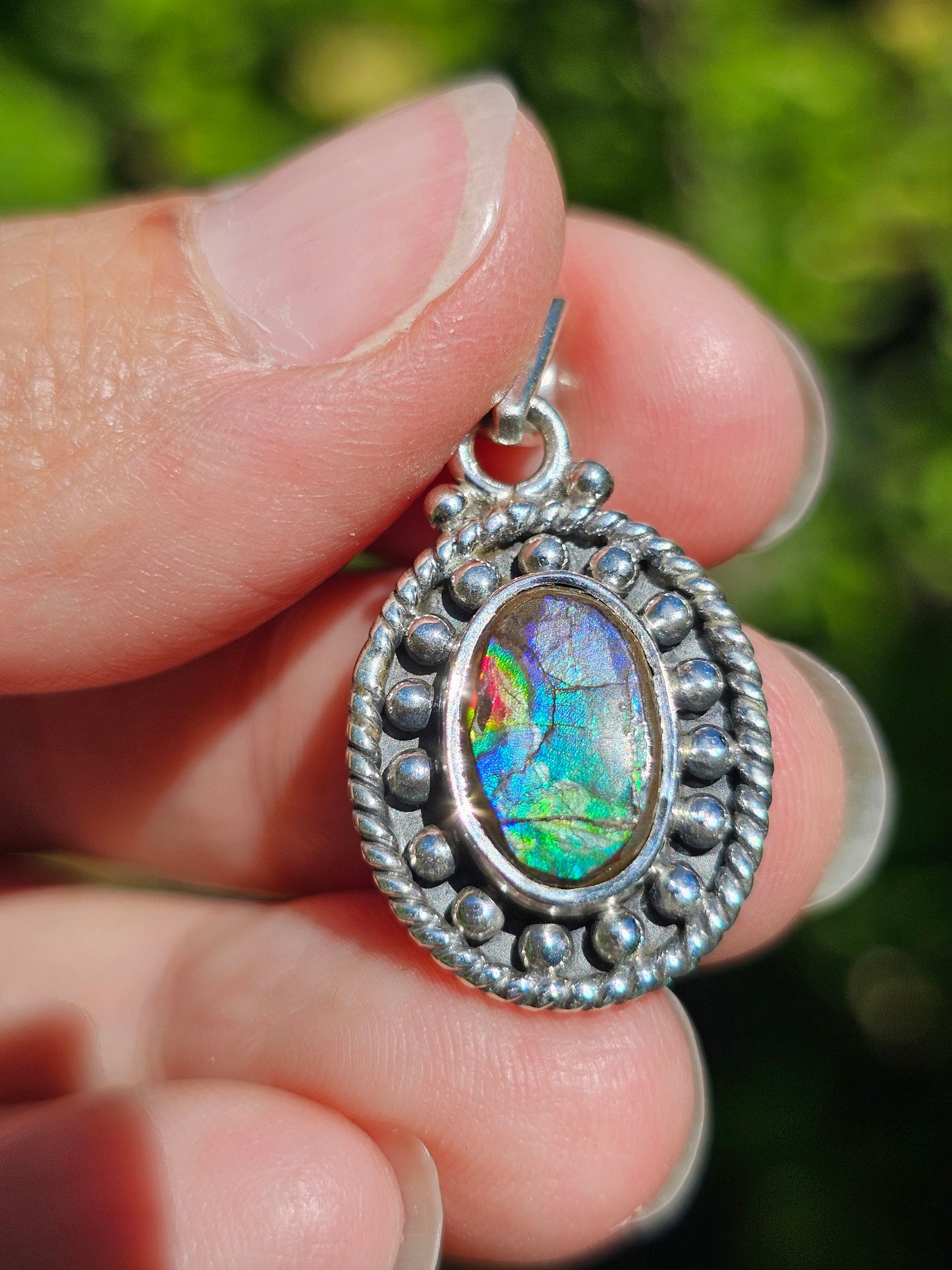 Pendentif en Ammolite n°1