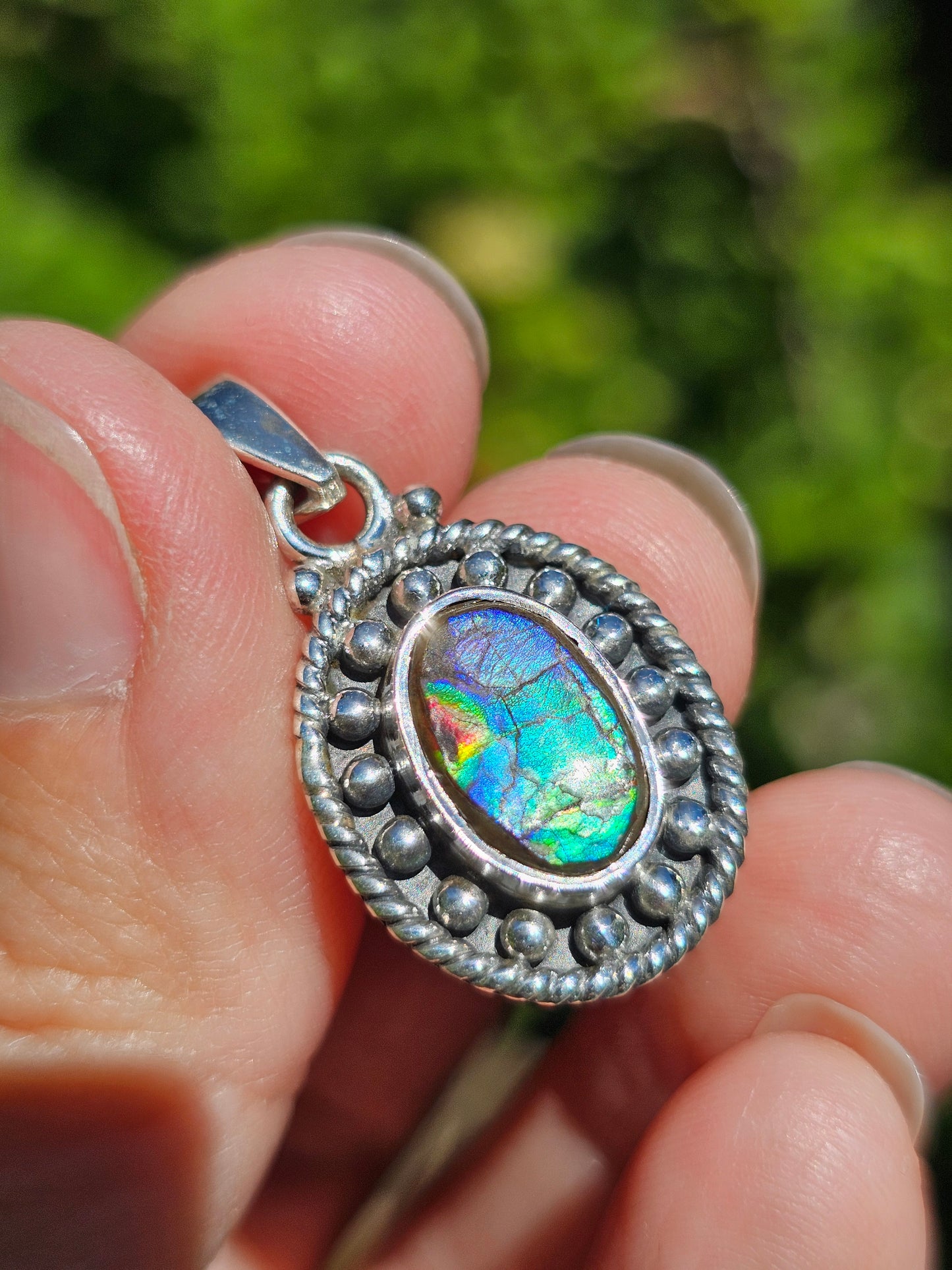 Pendentif en Ammolite n°1