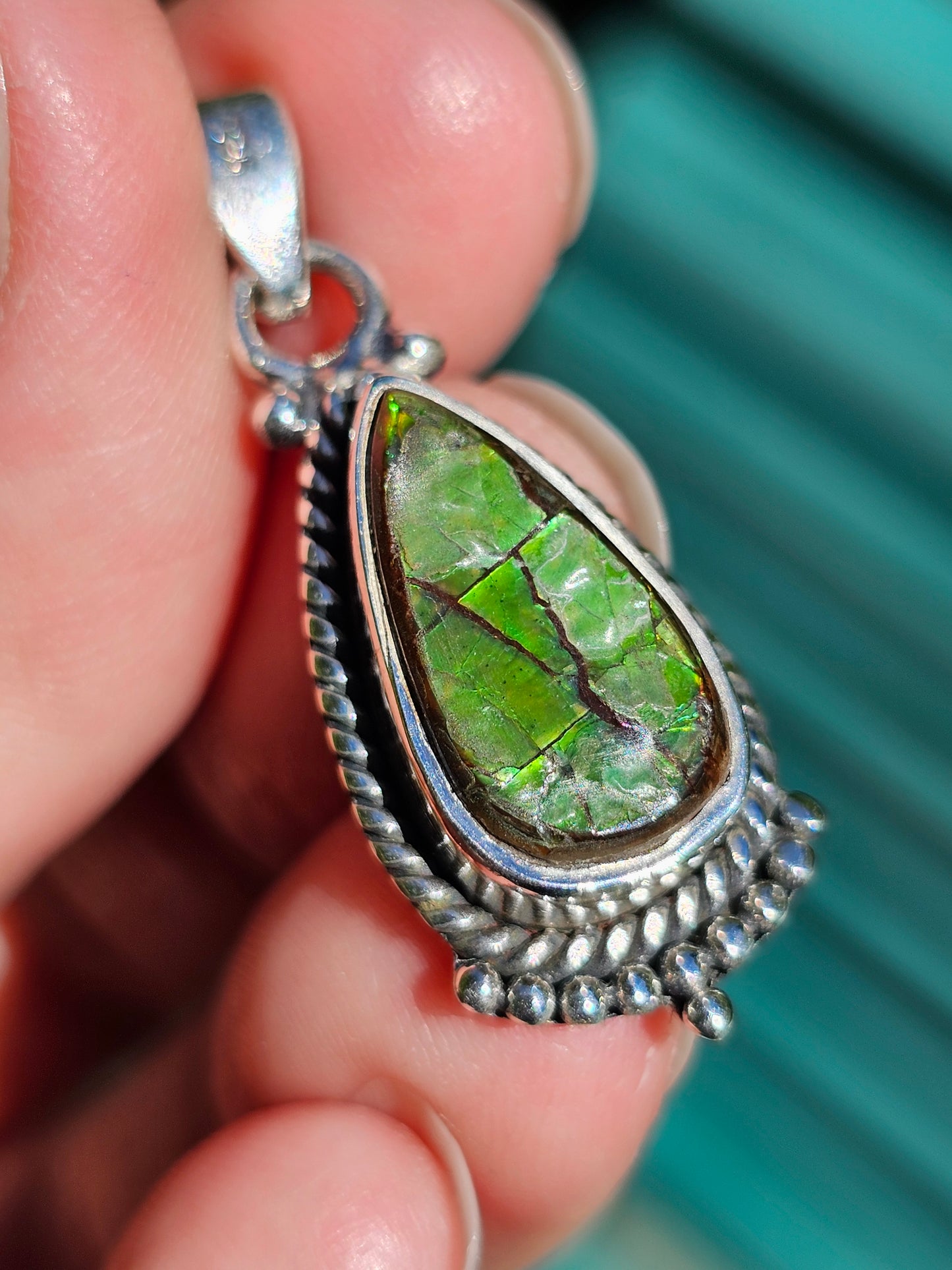 Pendentif en Ammolite n°2