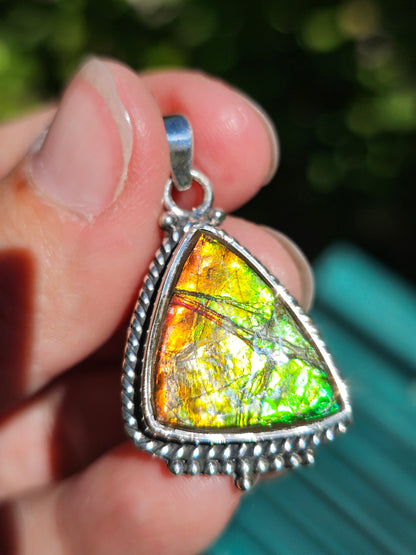 Pendentif en Ammolite n°3