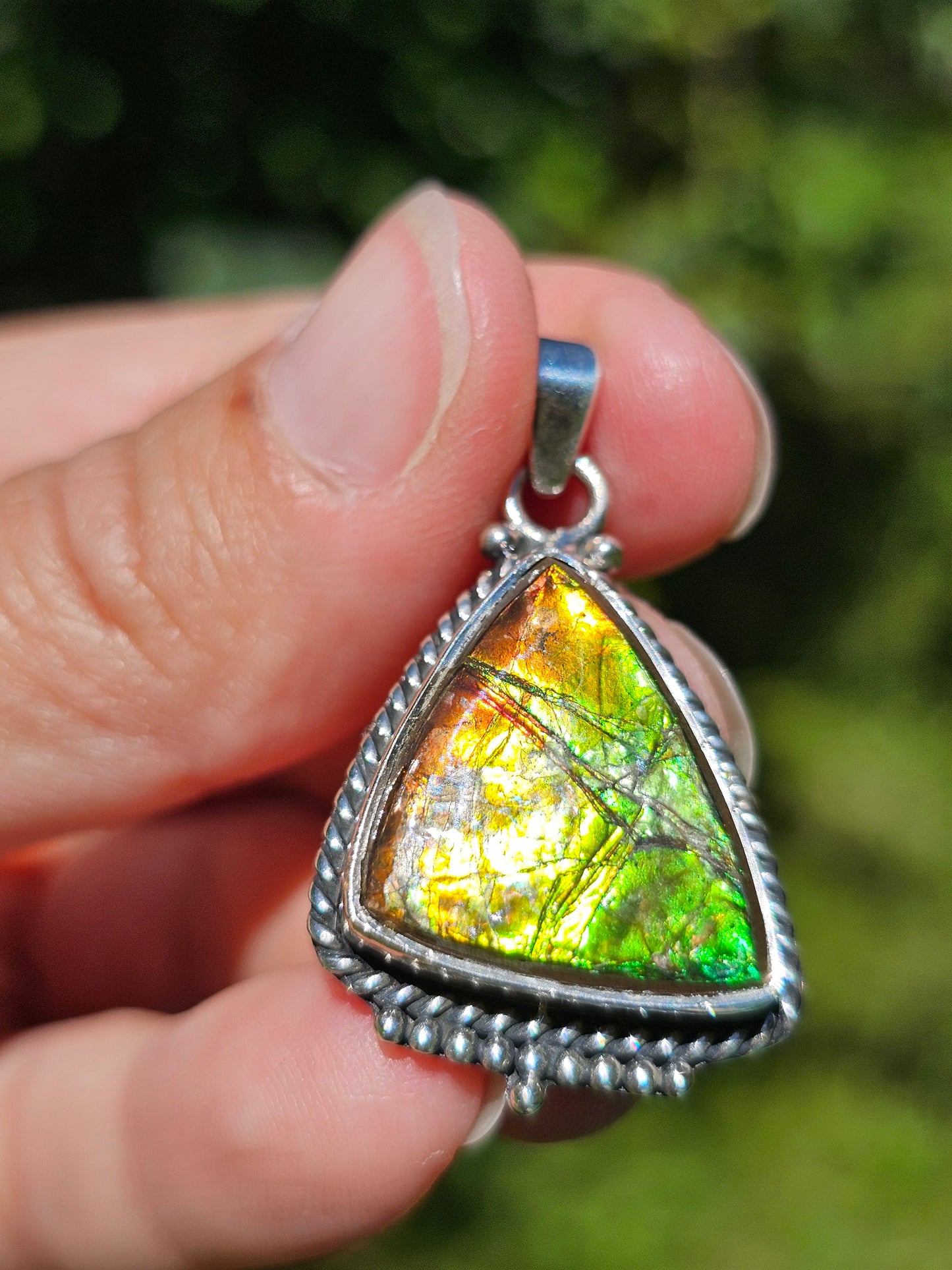 Pendentif en Ammolite n°3