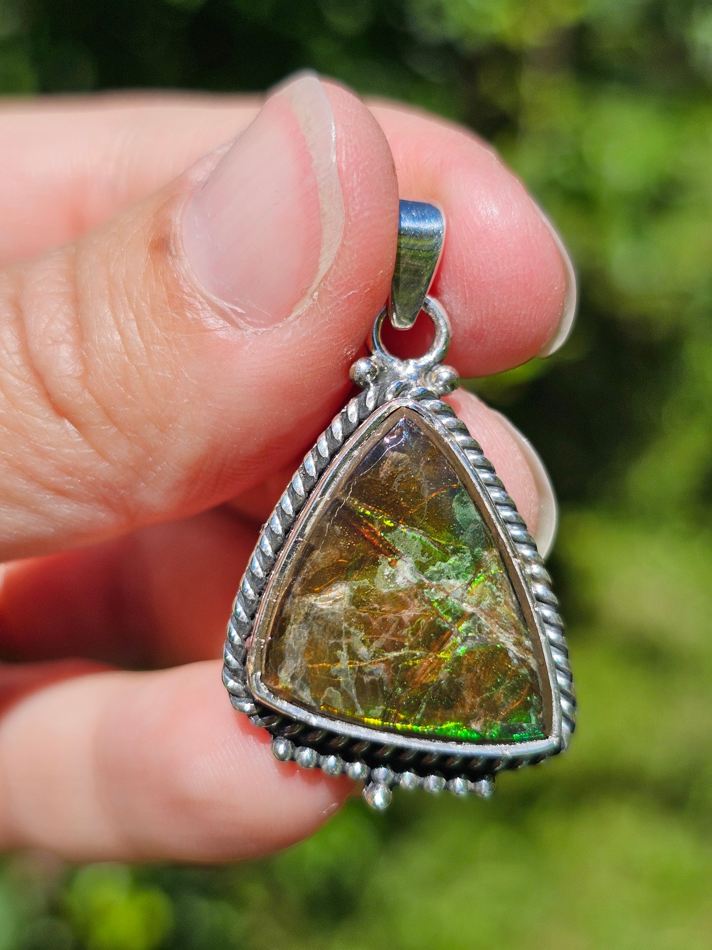 Pendentif en Ammolite n°3