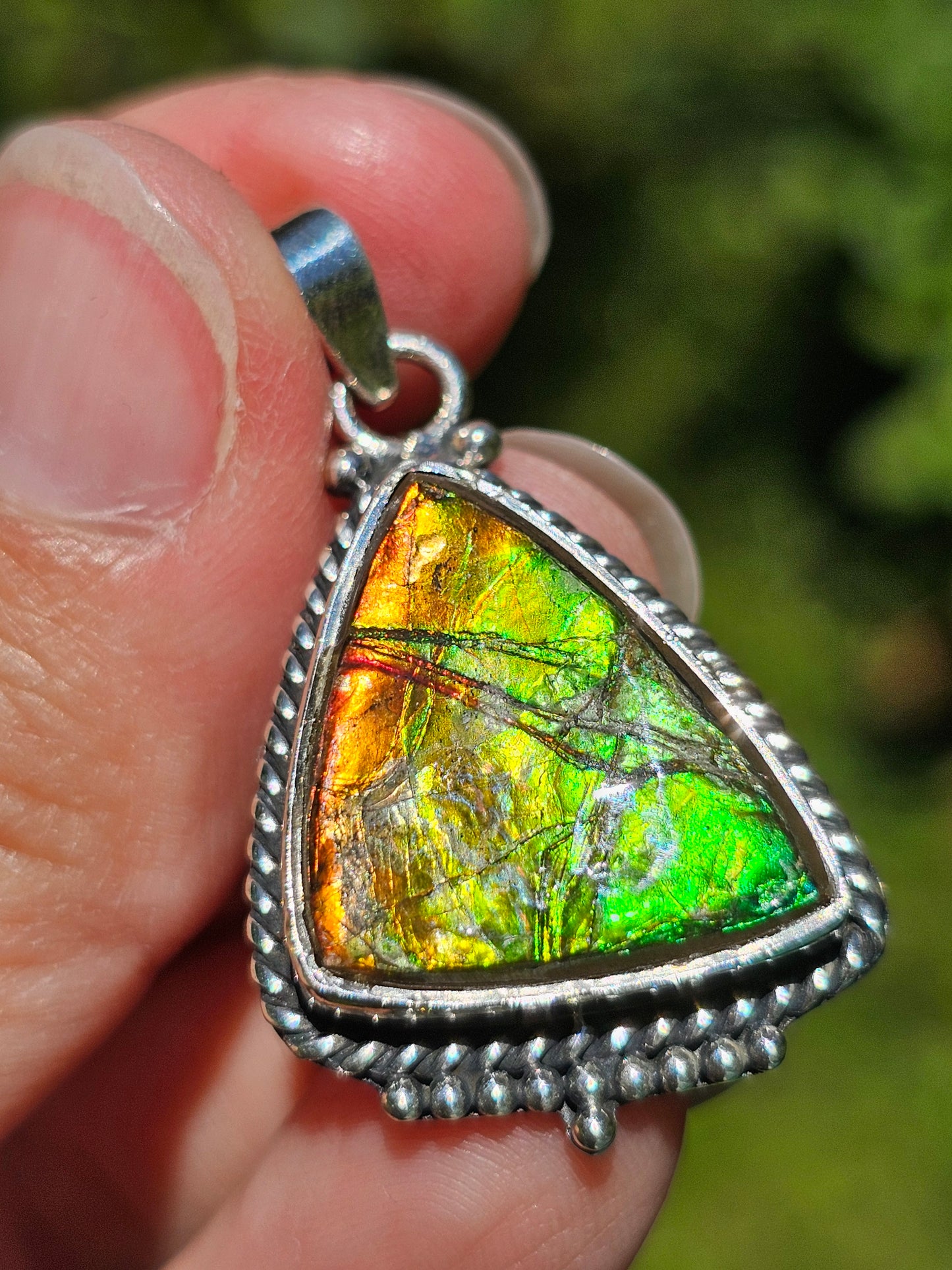 Pendentif en Ammolite n°3