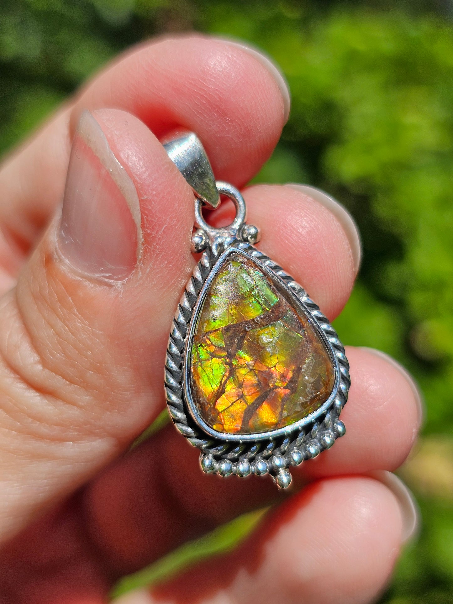 Pendentif en Ammolite n°4