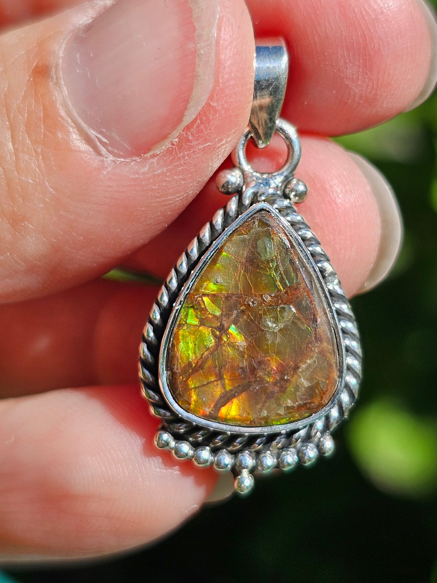 Pendentif en Ammolite n°4