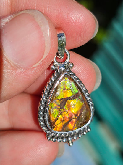 Pendentif en Ammolite n°4