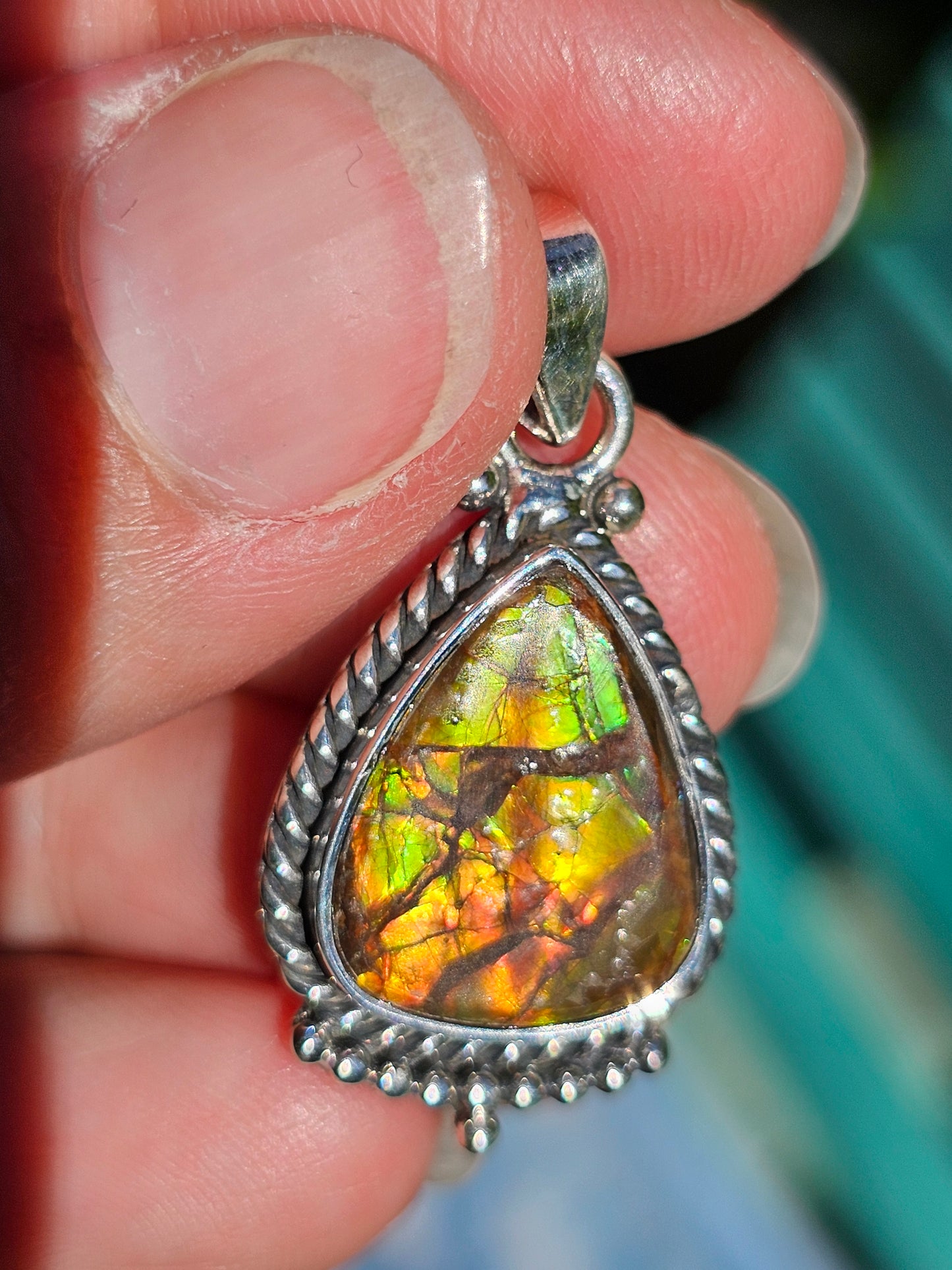 Pendentif en Ammolite n°4