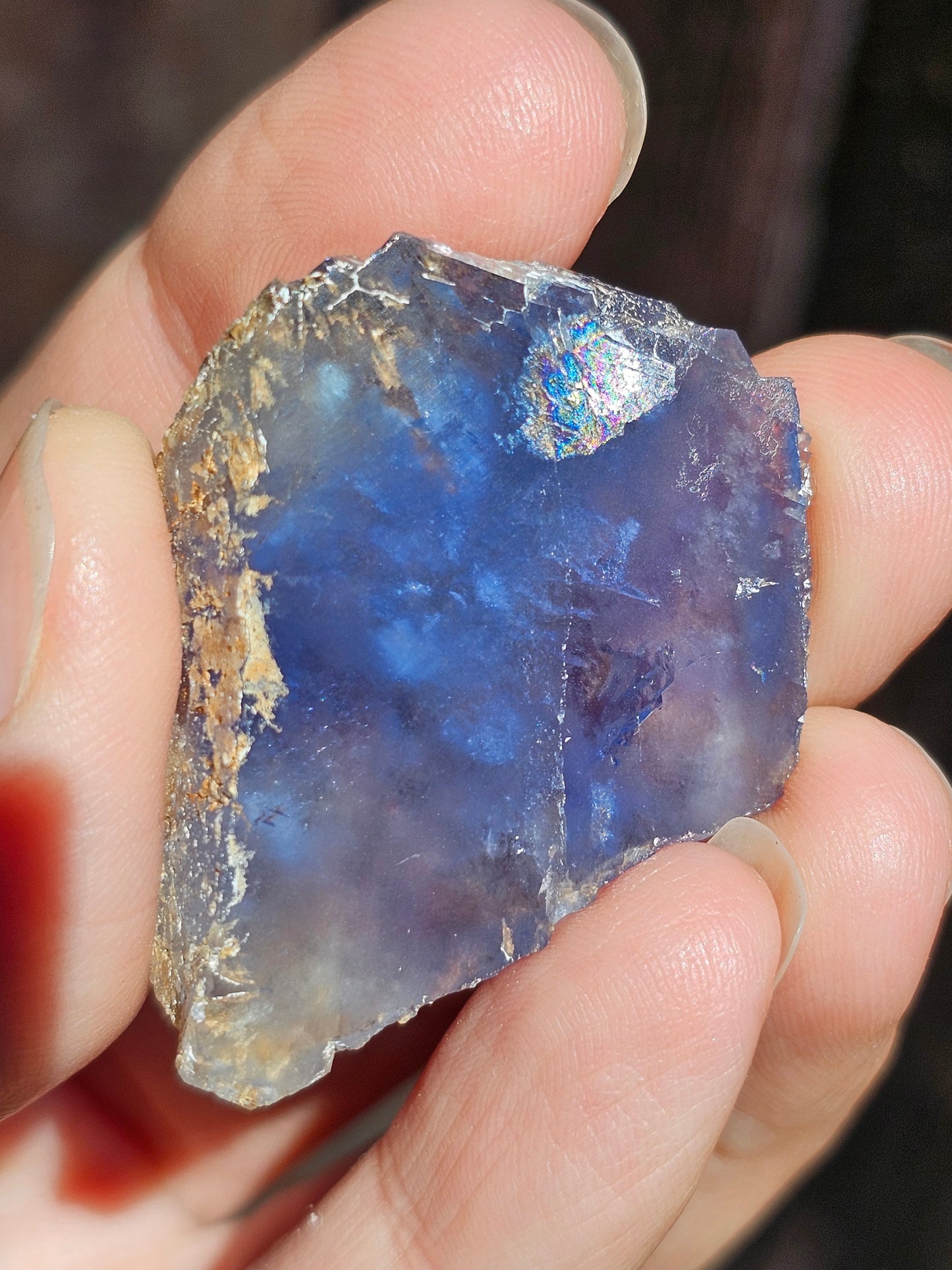 Fluorite bleue du Tarn (France) FL11